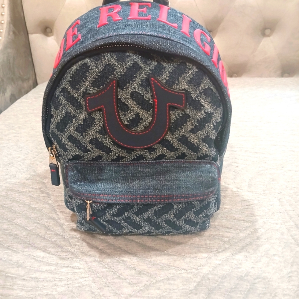 NEW True Religion Denim Backpack